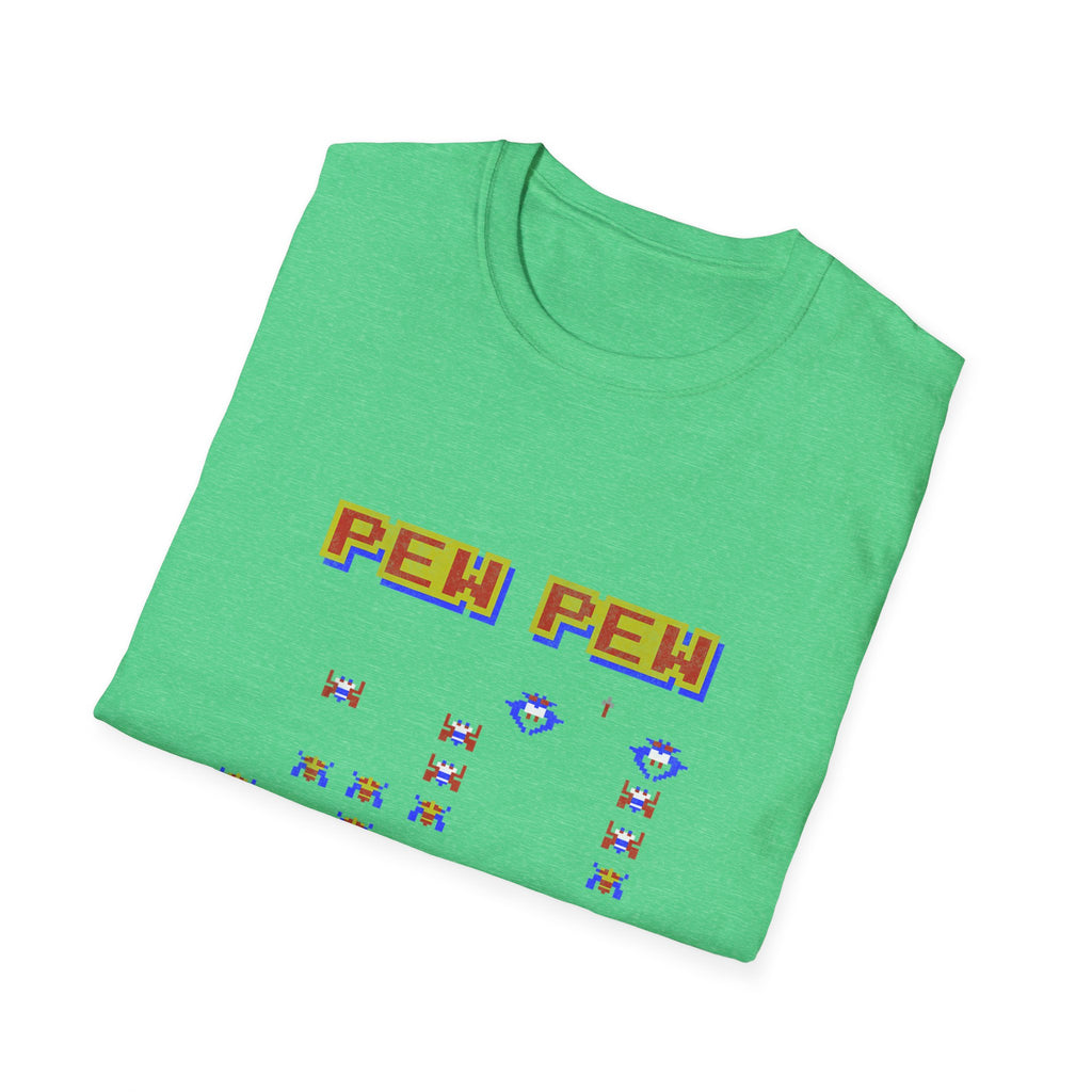 PEW PEW Retro Video Game Vintage Gaming Gamer T-Shirt