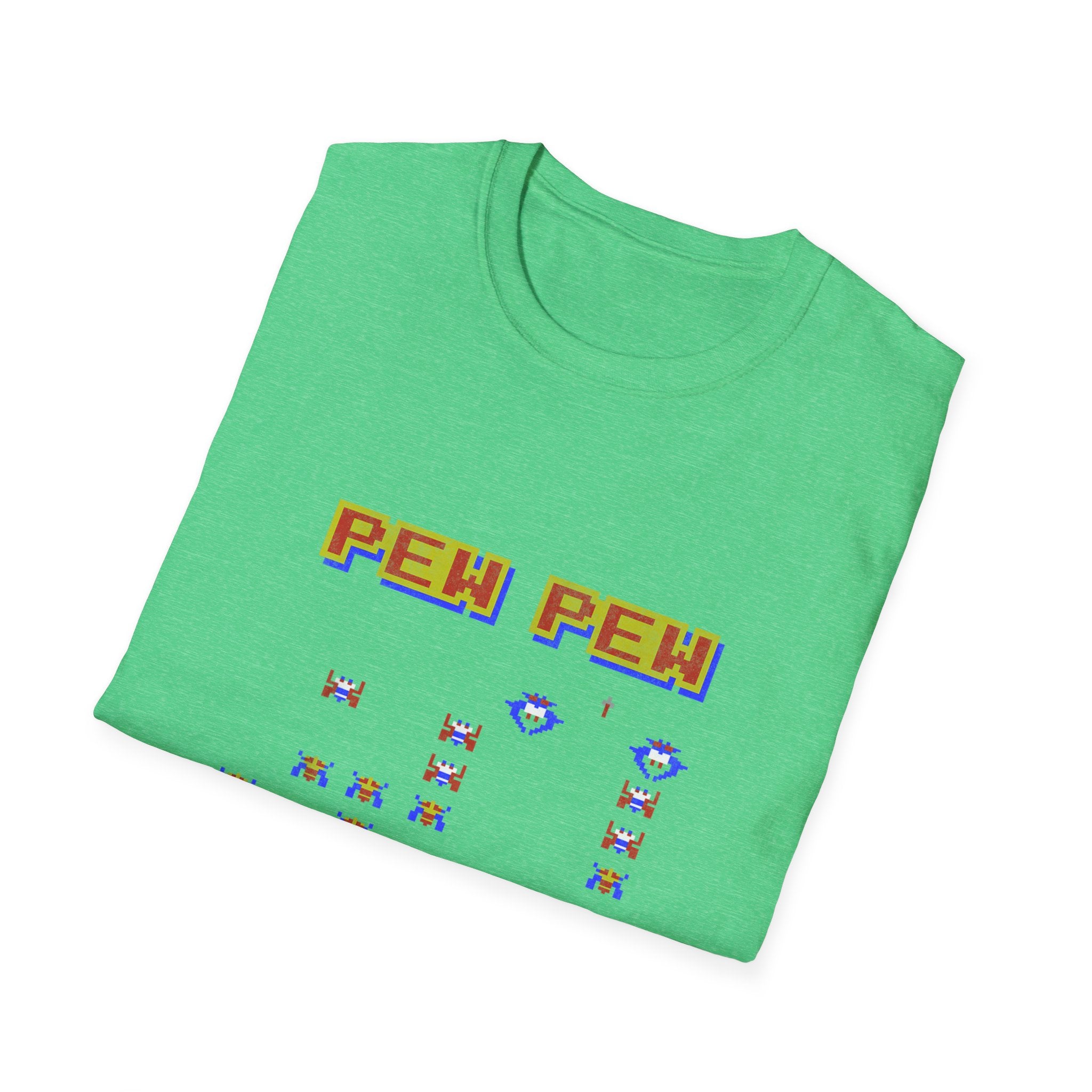 PEW PEW Retro Video Game Vintage Gaming Gamer T-Shirt