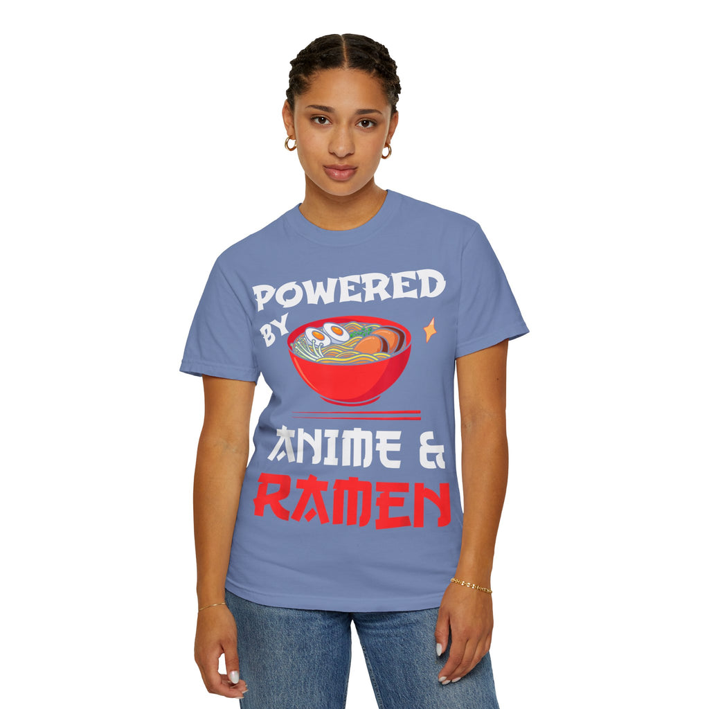 Powered by Anime & Ramen Anime T-shirt