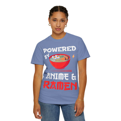 Powered by Anime & Ramen Anime T-shirt