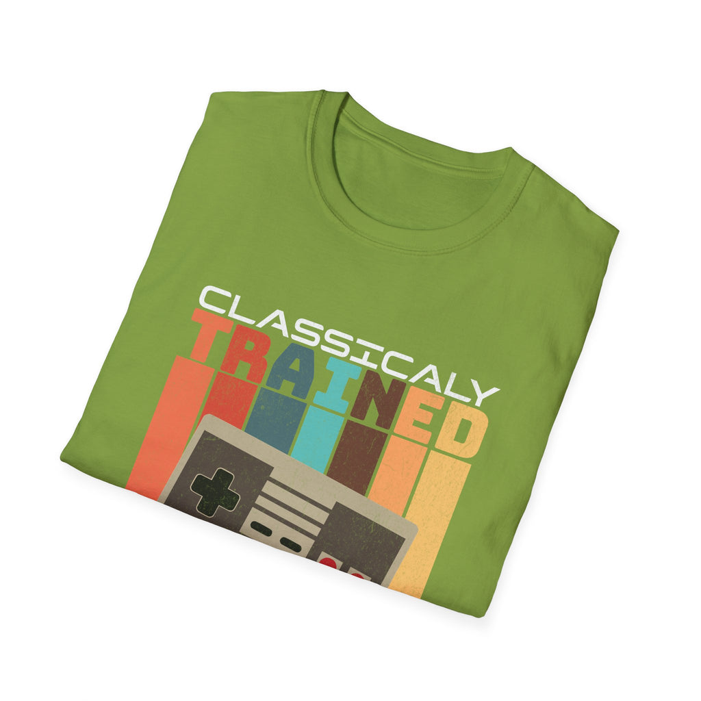 Retro Classically Trained on 8-Bit Quests Gamer T-Shirt