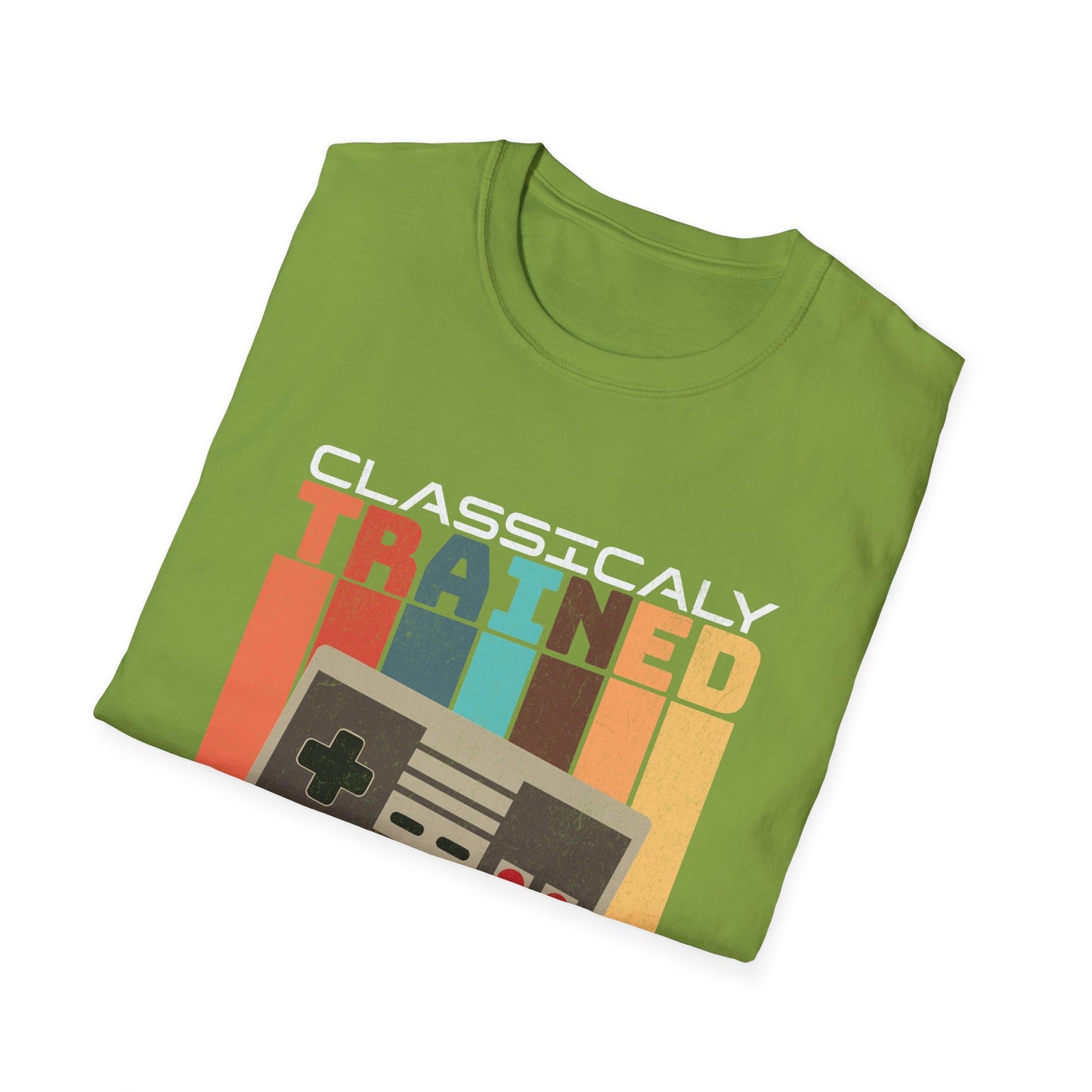 Retro Classically Trained on 8-Bit Quests Gamer T-Shirt