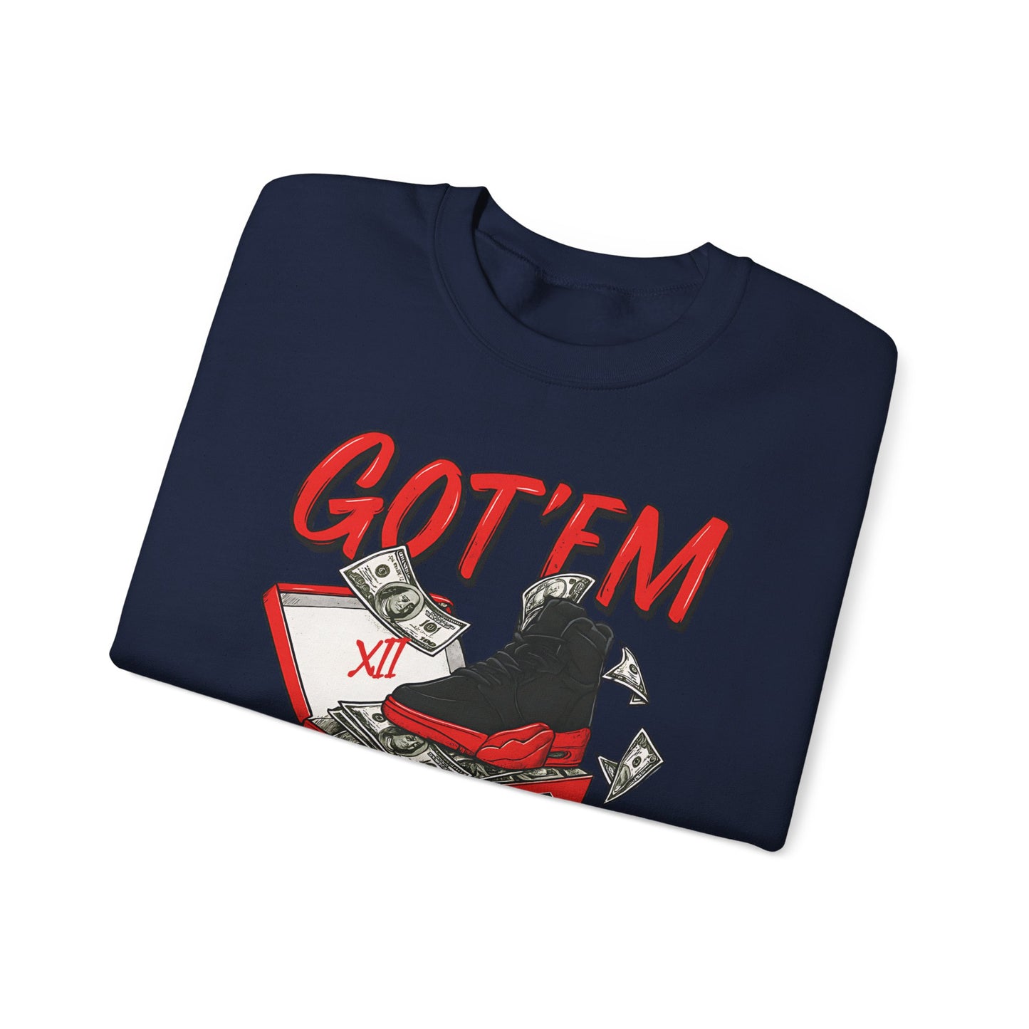 Streetwear Sneakerhead Match Jordan 12 Retro Flu Game Sweatshirt