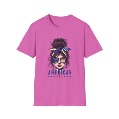 4th of July Gifts for Mothers American Mom T-shirt