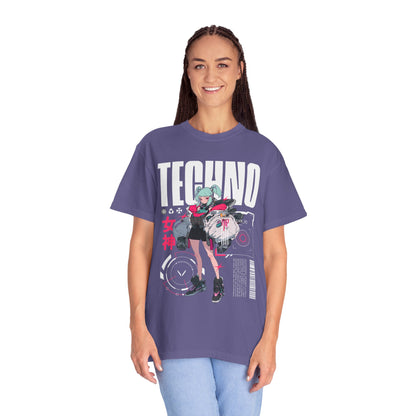 Techno Anime Girl T-shirt