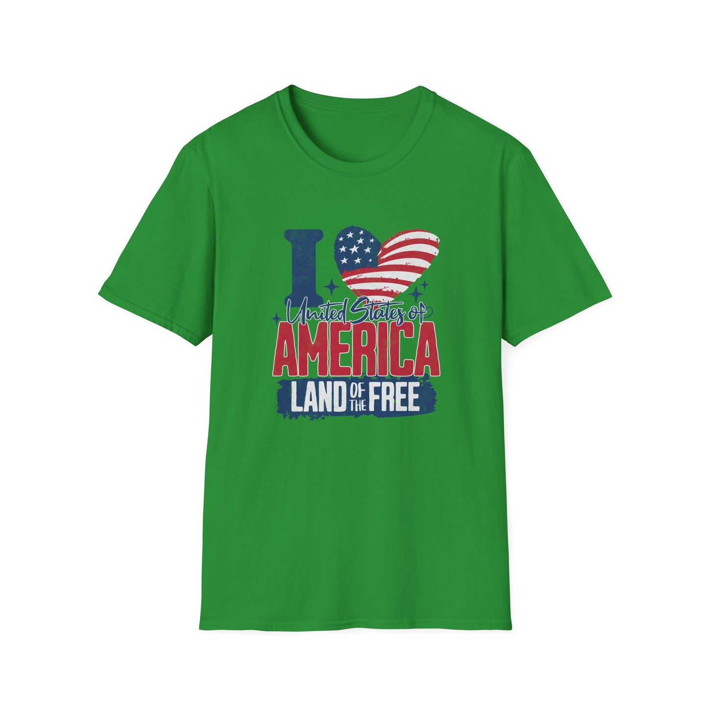 I Love United States of America 4th of July T-Shirt