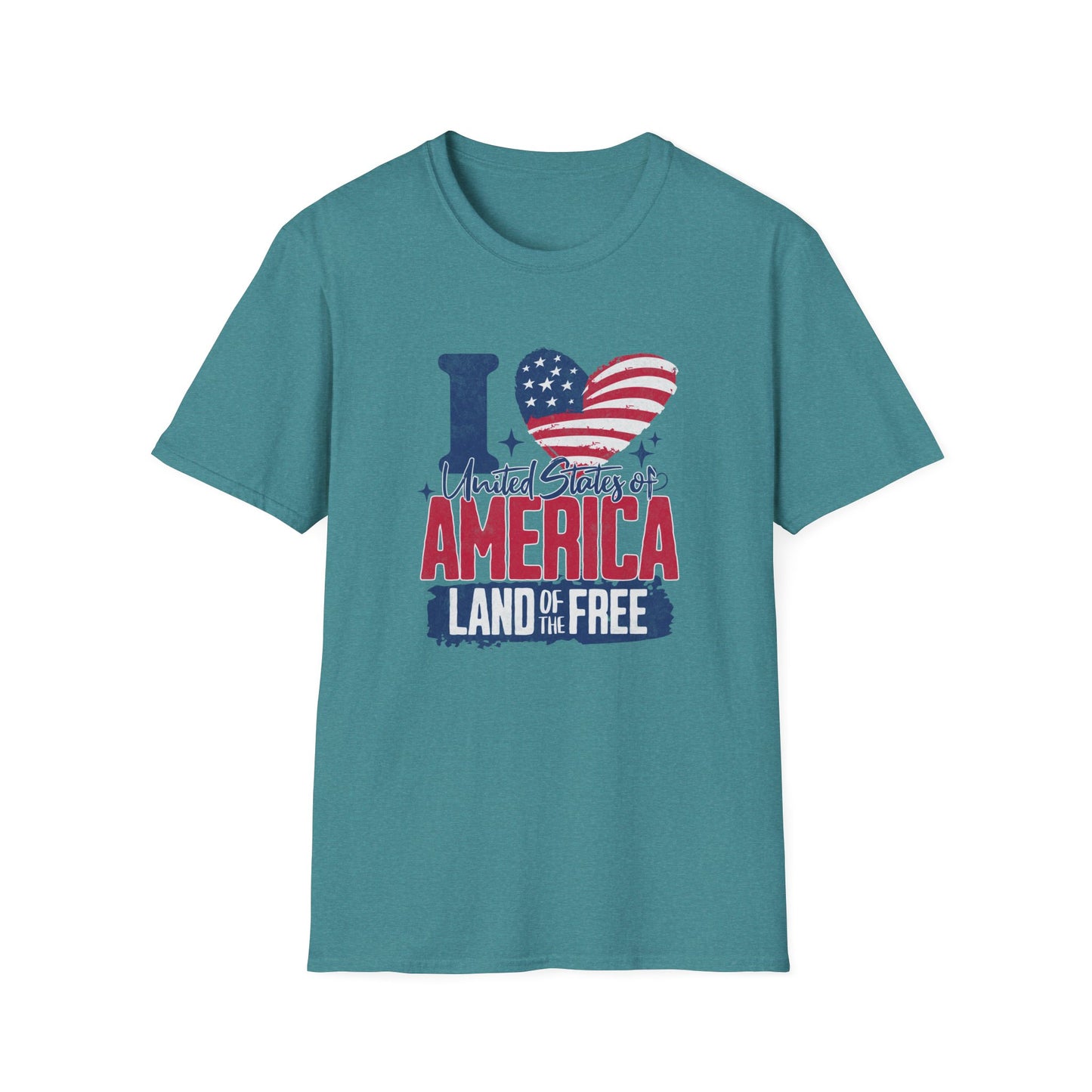 I Love United States of America 4th of July T-Shirt