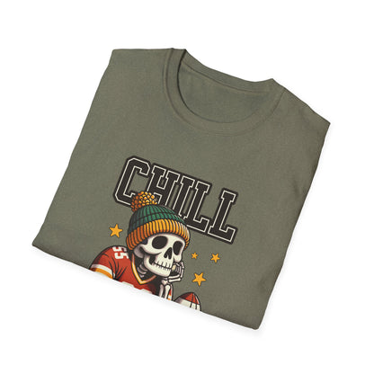 Coffee, Chill & Game Day Football Season T-Shirt