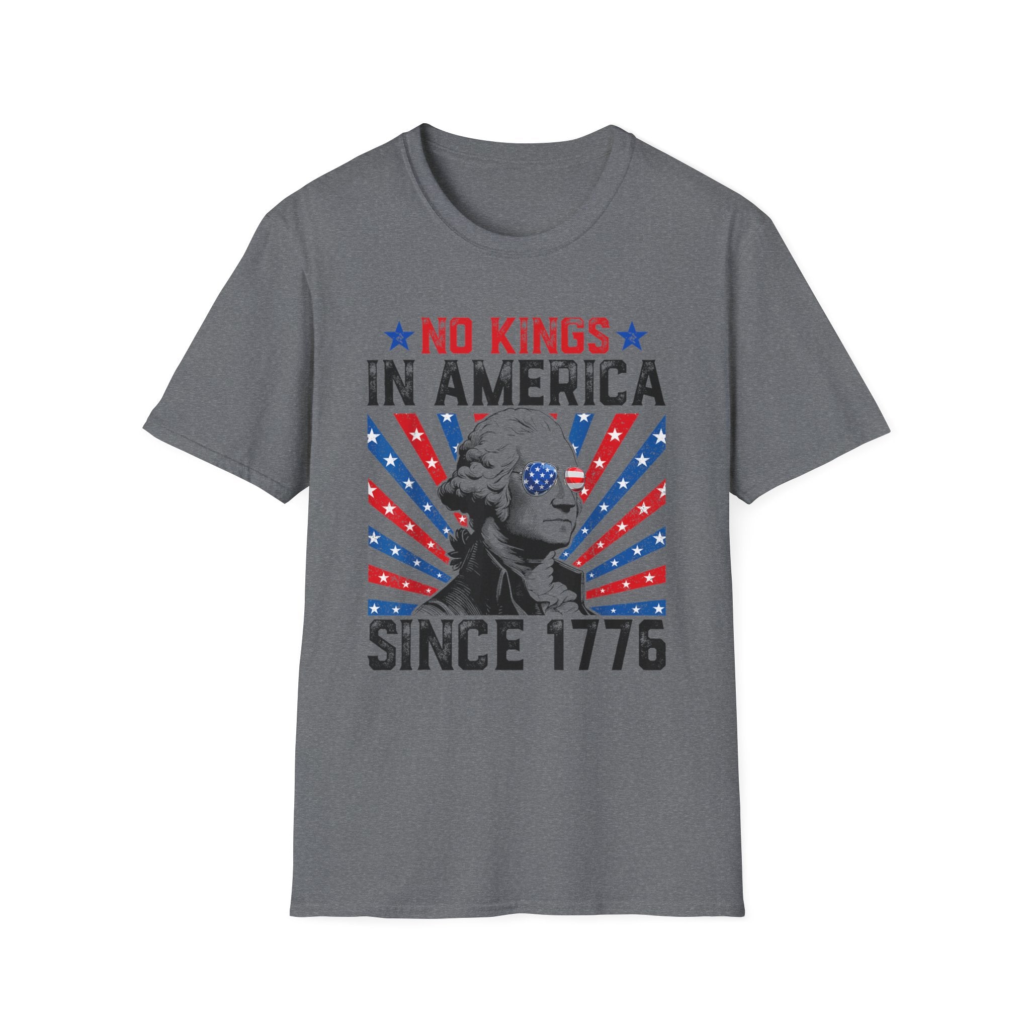 4th of July America Democracy No Kings Since 1776 T-Shirt