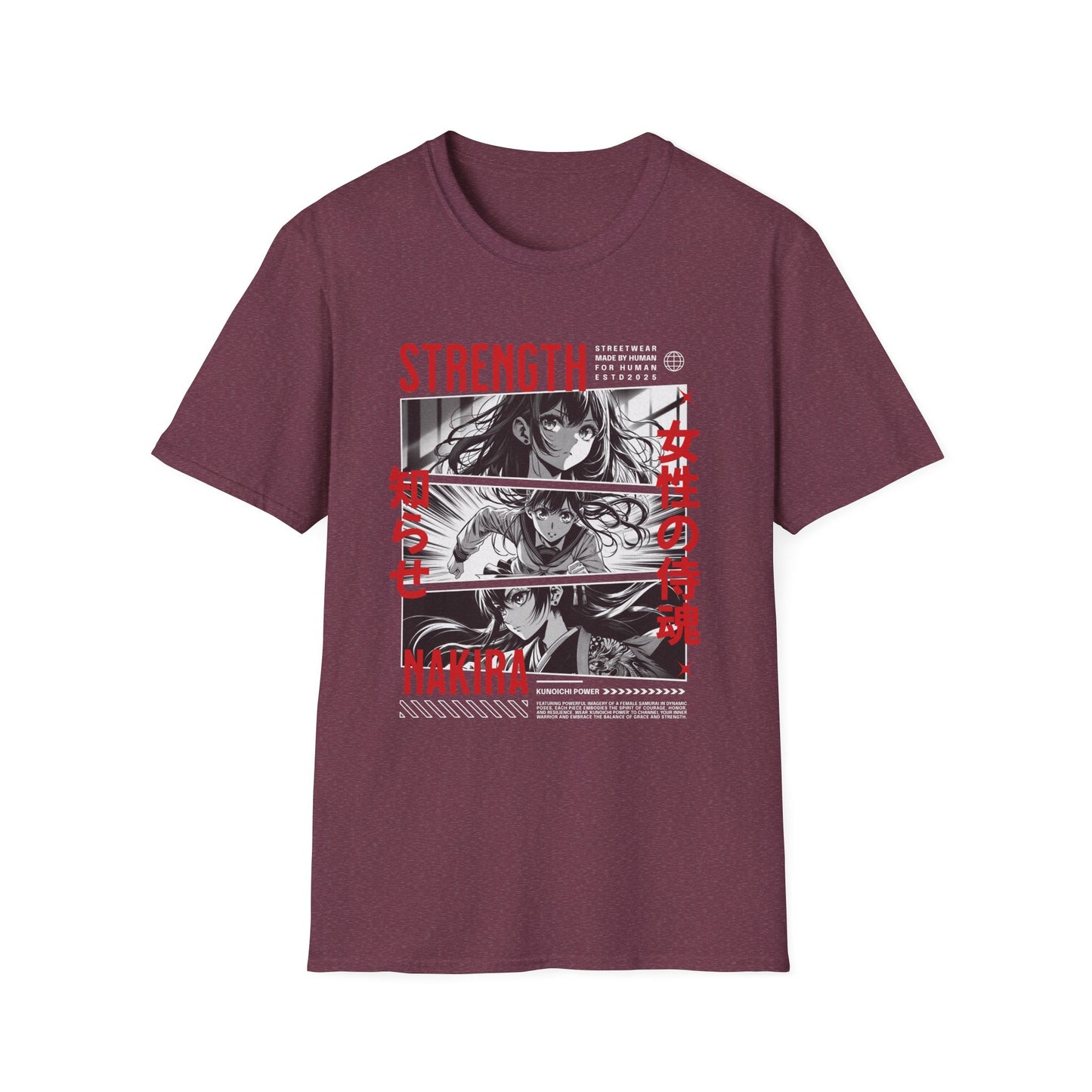 Nakira Strength Anime Girl T-Shirt