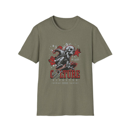 Culture is a Disaster Streetwear Funny Skull T-Shirt