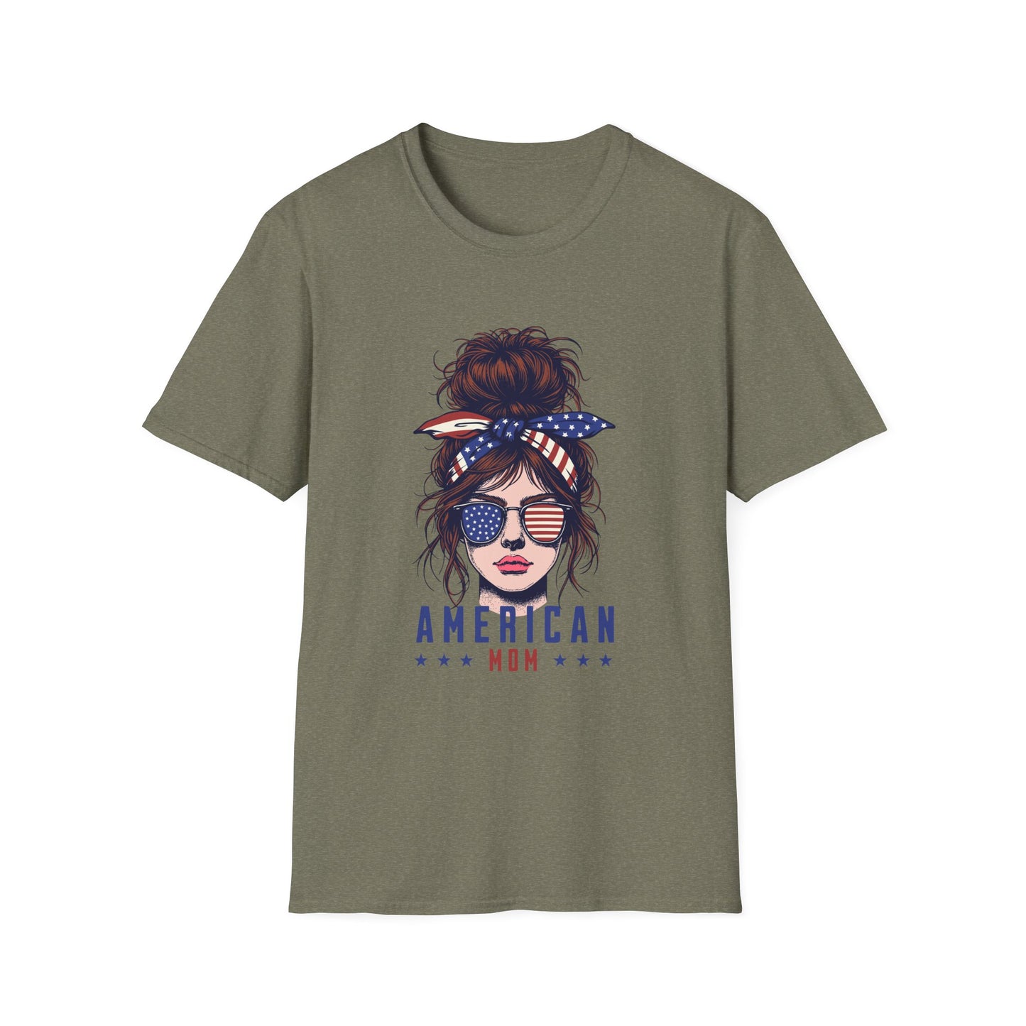 4th of July Gifts for Mothers American Mom T-shirt