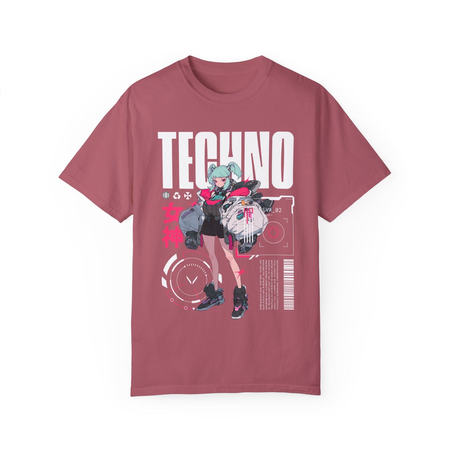 Techno Anime Girl T-shirt