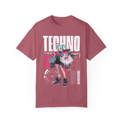Techno Anime Girl T-shirt