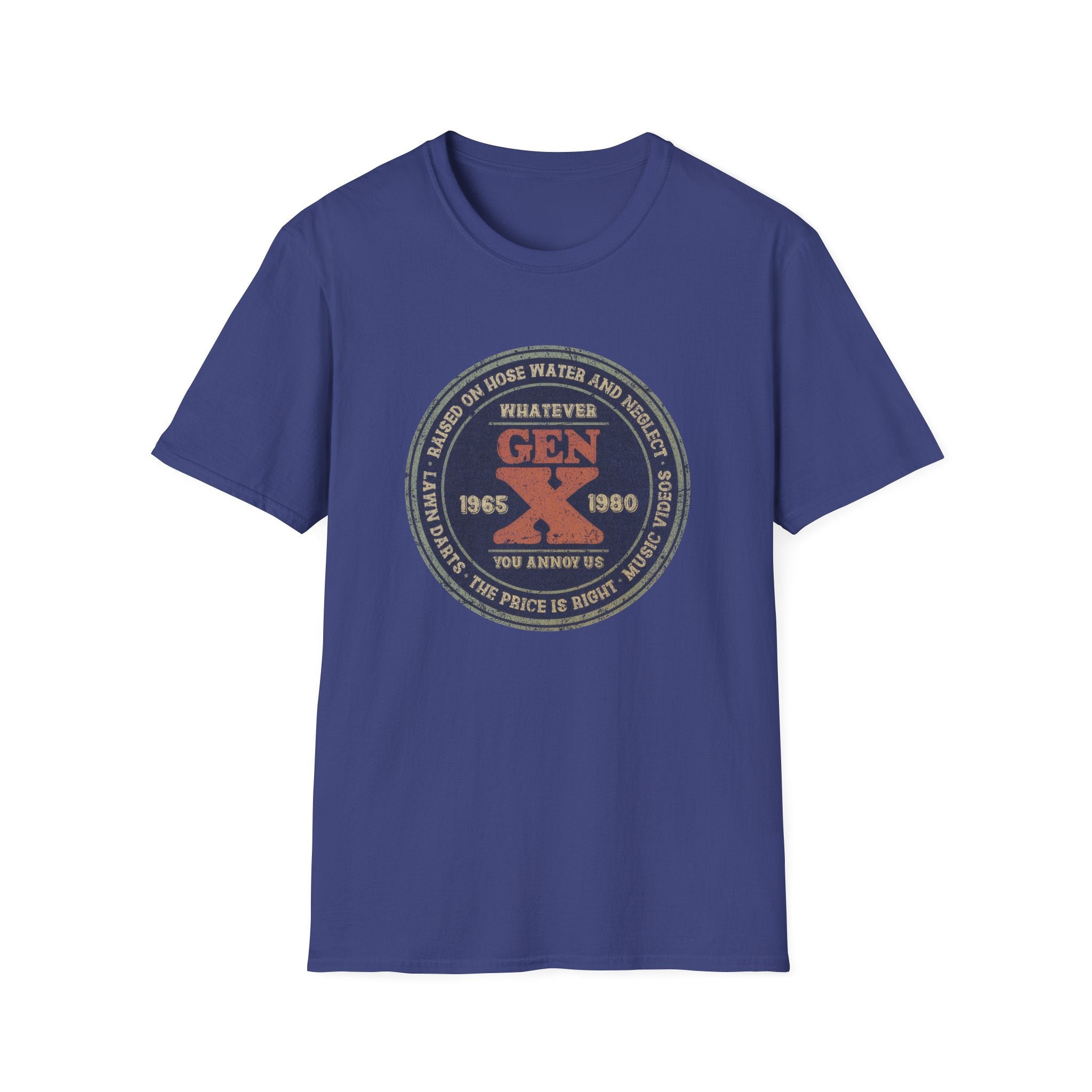 Raised on Hose Water and Neglect Retro 80s Gen X T-shirt