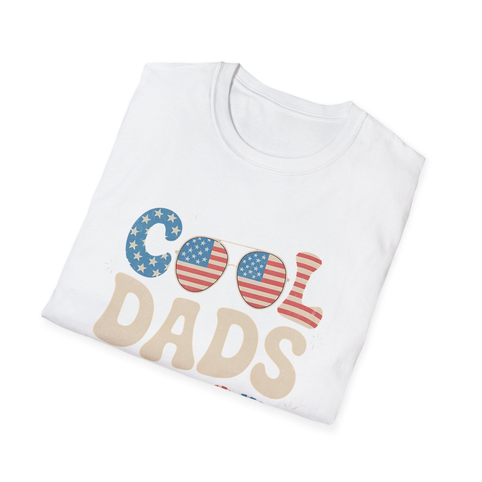 USA 4th of July Cool Dads Club America Father's Day T-shirt