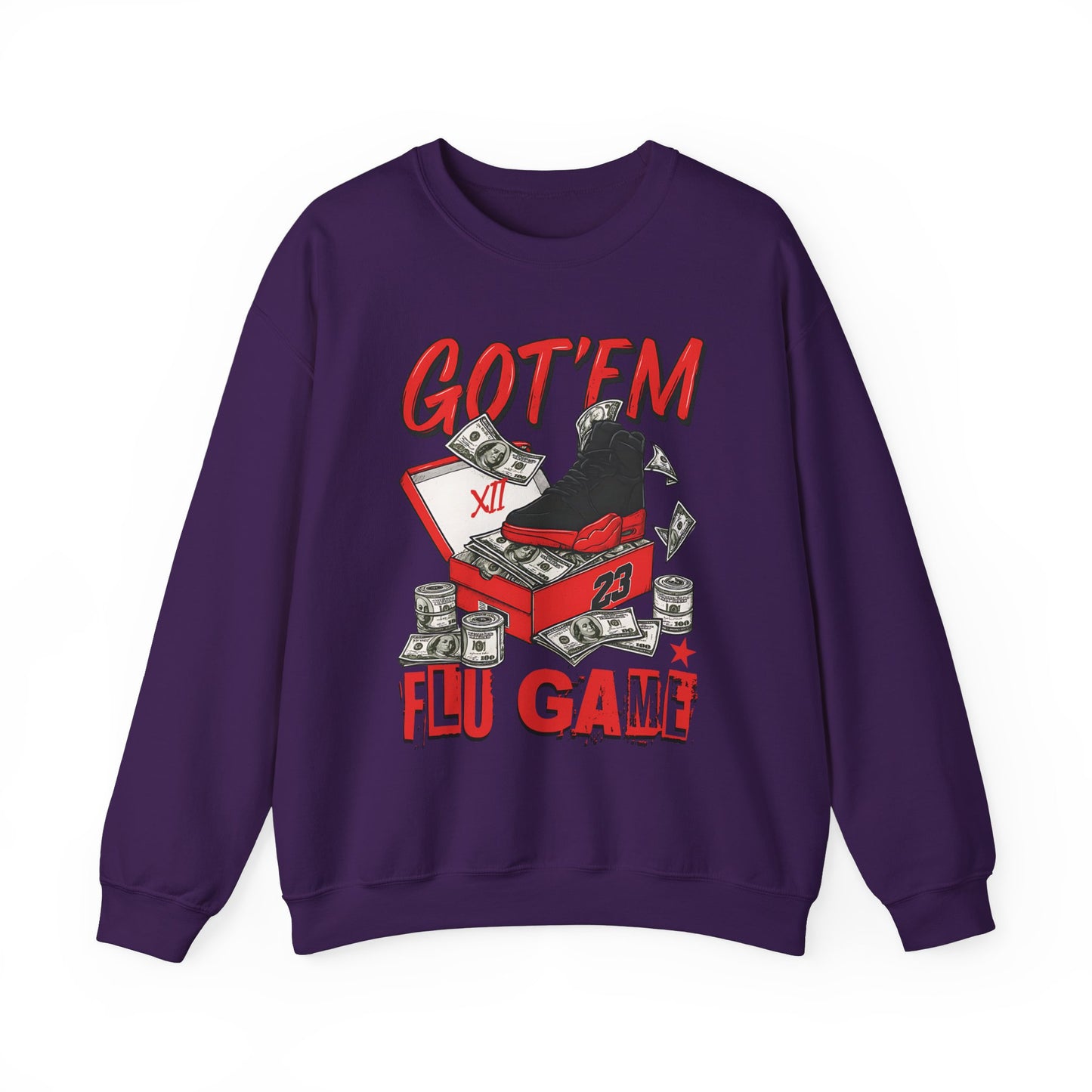 Streetwear Sneakerhead Match Jordan 12 Retro Flu Game Sweatshirt