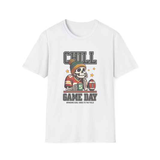 Coffee, Chill & Game Day Football Season T-Shirt