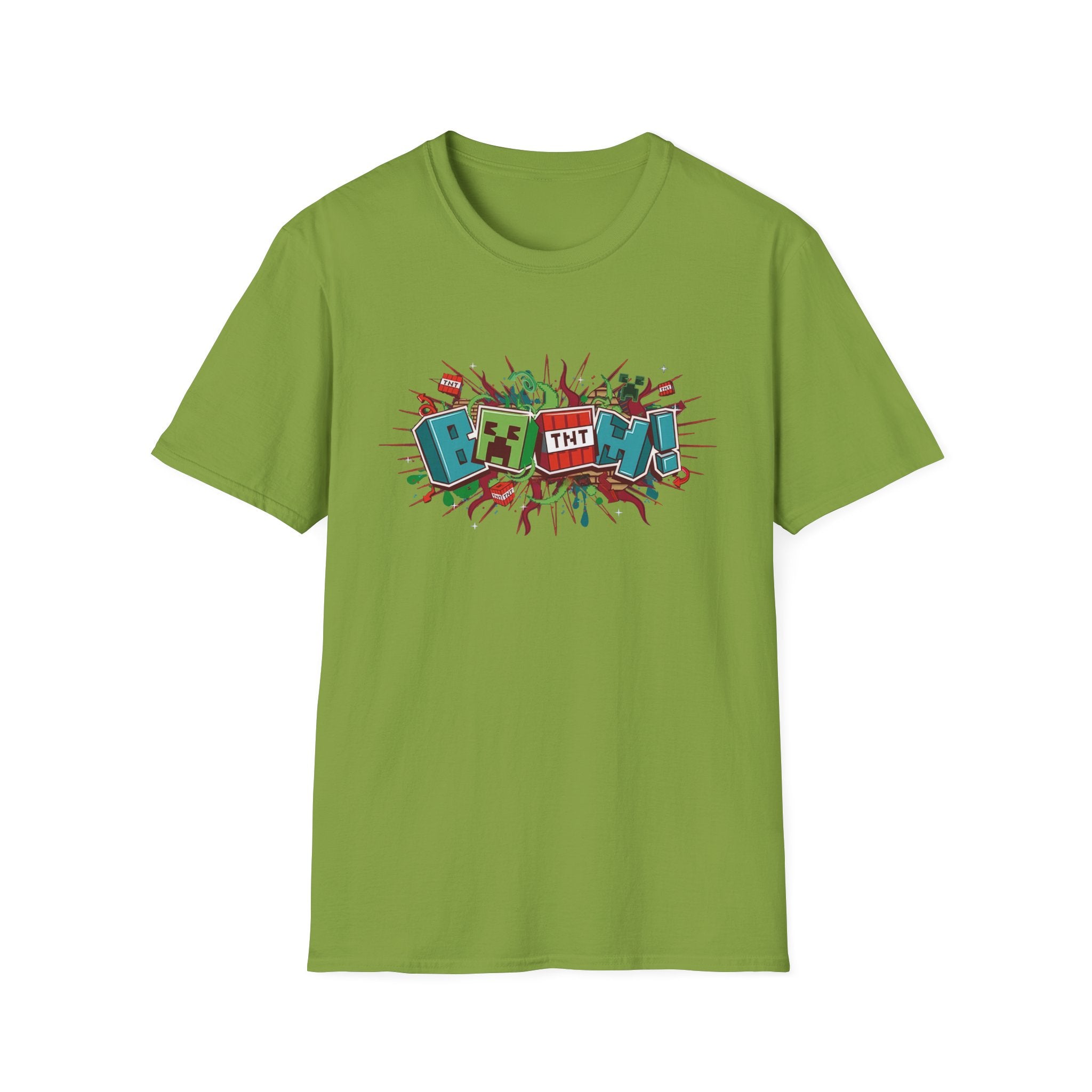 Funny Mining Gamer Pixel Boom Gaming Miner T-Shirt