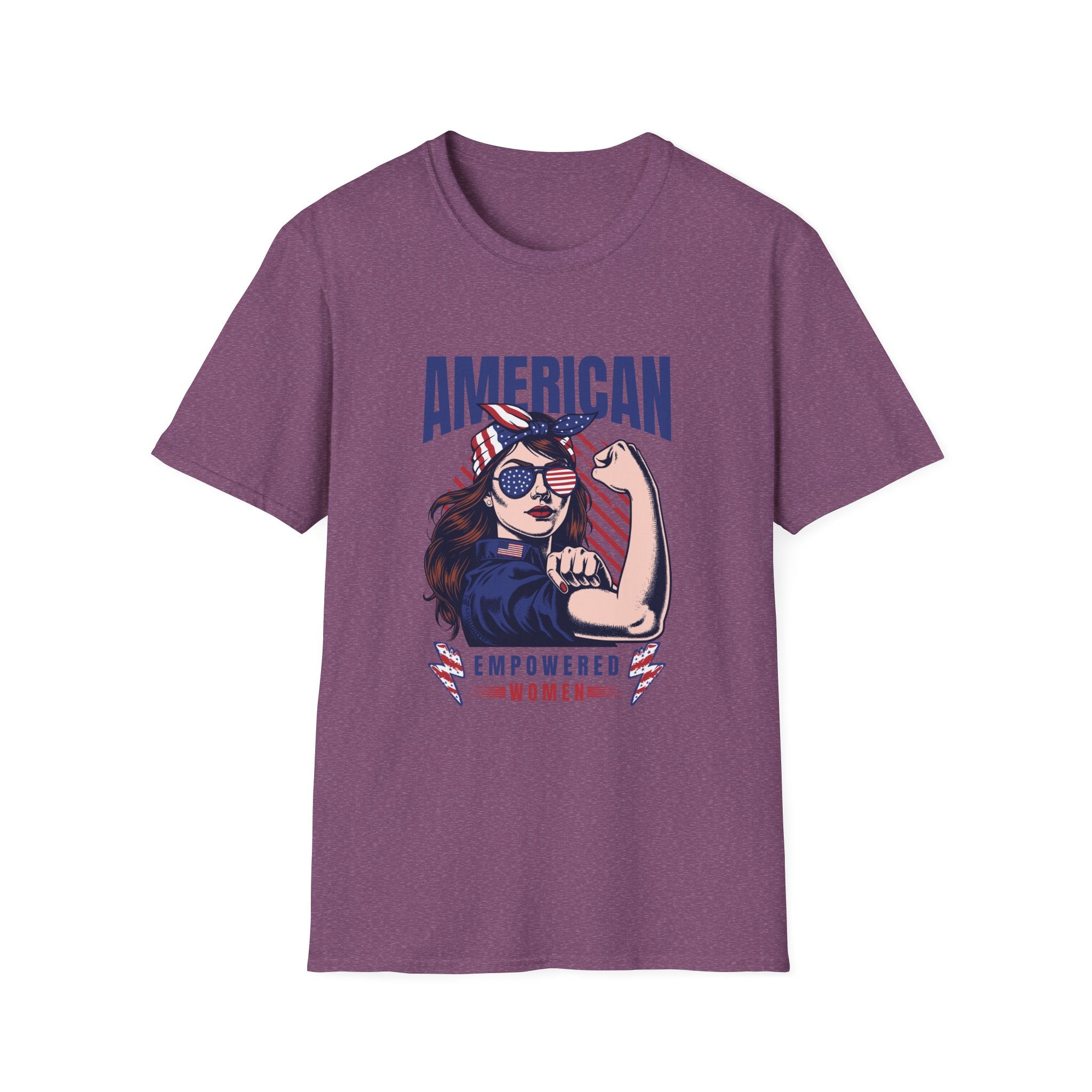 American Empowered Woman 4th of July Gifts Women's T-shirt