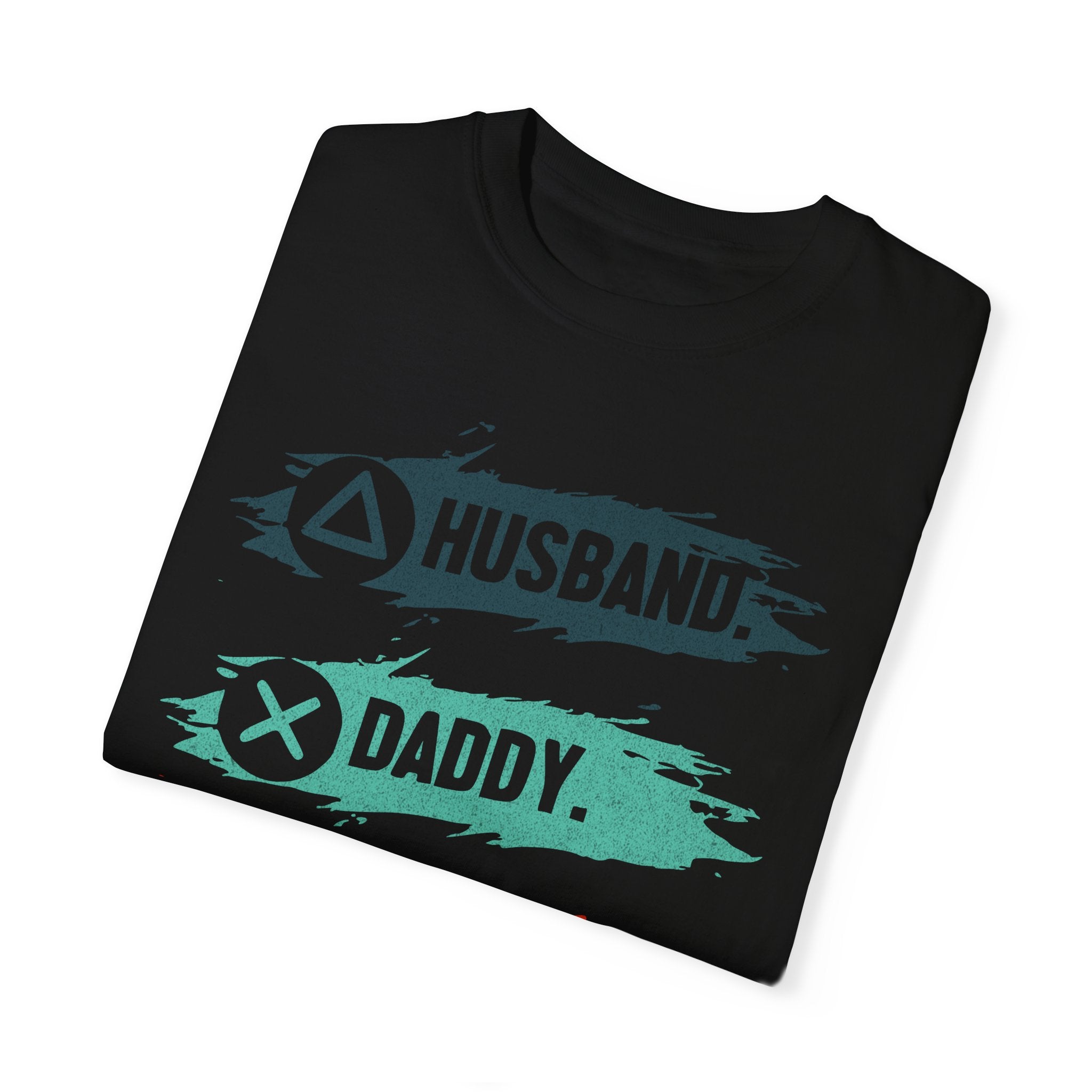 Husband Daddy Gamer Hero Funny Dad Gamer T-shirt