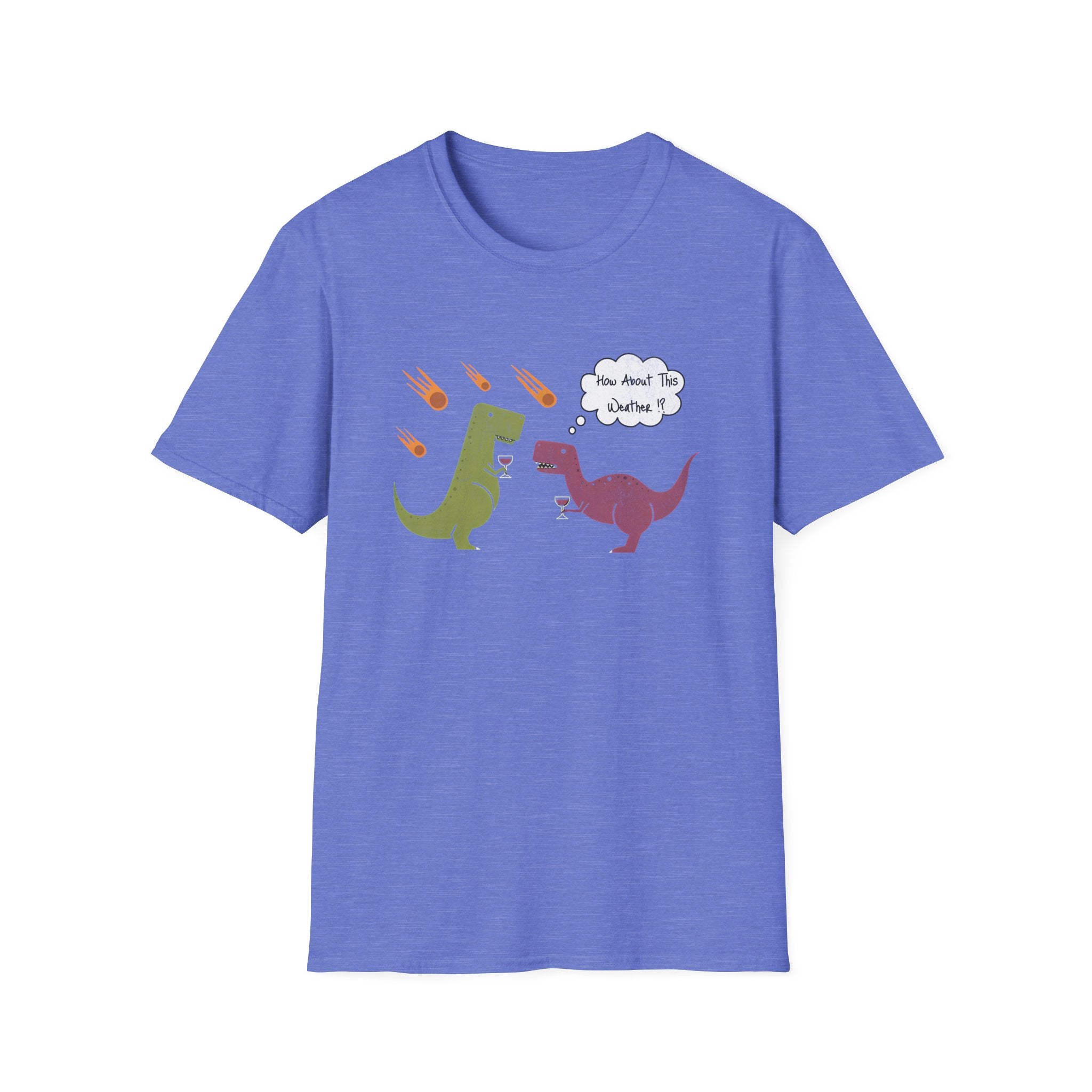 Funny T-Rex How About This Weather? Dino Puns T-Shirt