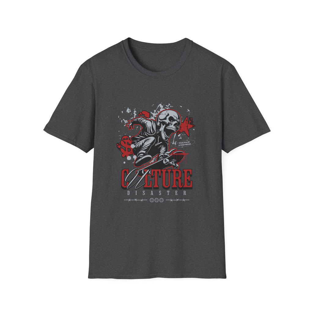 Culture is a Disaster Streetwear Funny Skull T-Shirt
