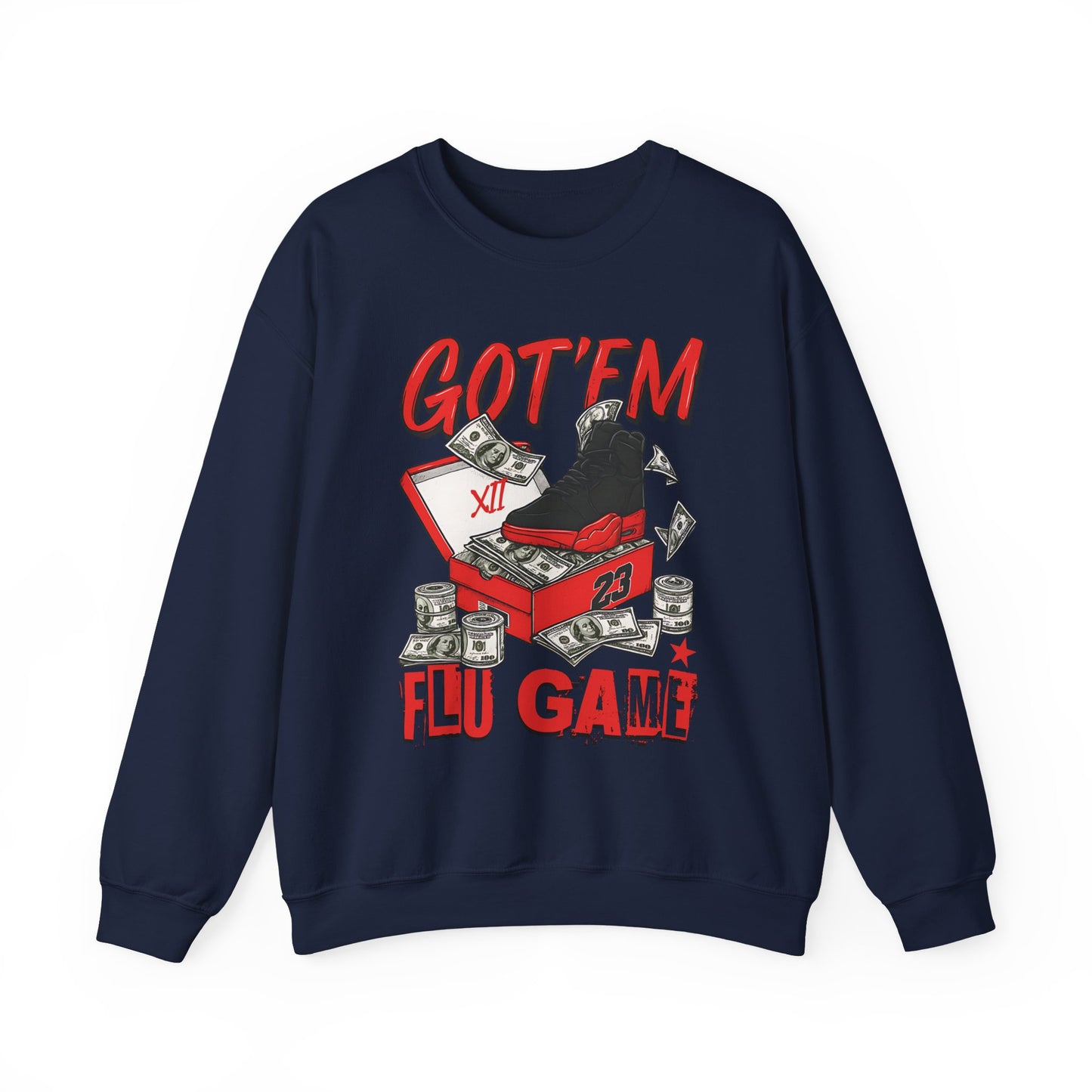 Streetwear Sneakerhead Match Jordan 12 Retro Flu Game Sweatshirt