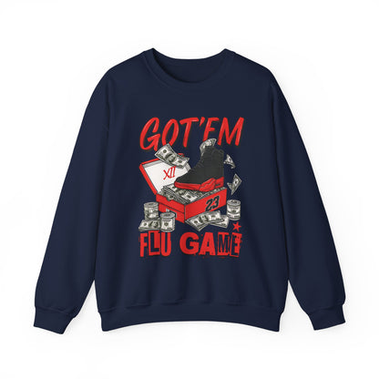Streetwear Sneakerhead Match Jordan 12 Retro Flu Game Sweatshirt