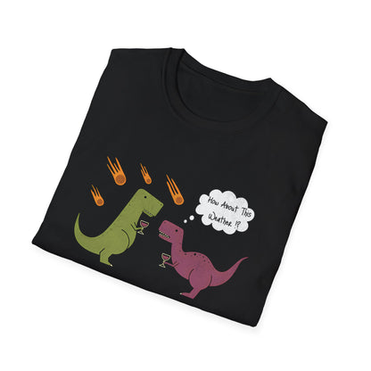 Funny T-Rex How About This Weather? Dino Puns T-Shirt