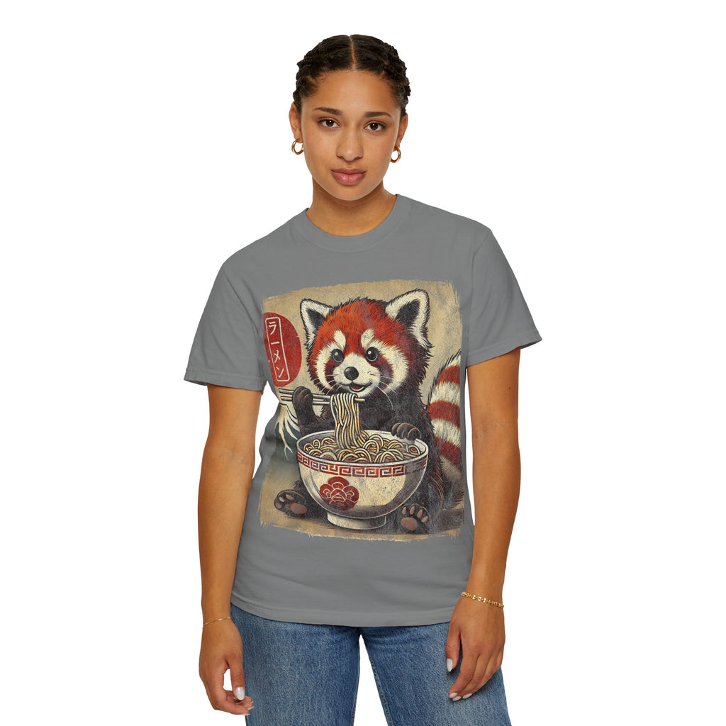 Ramen Time – Japanese Anime Red Panda T-shirt