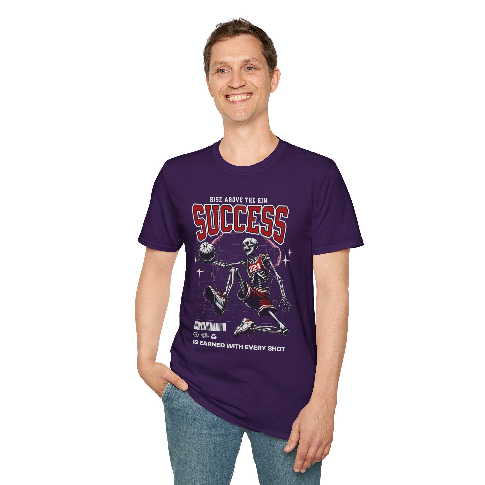 Rise Above the Rim Basketball T-Shirt