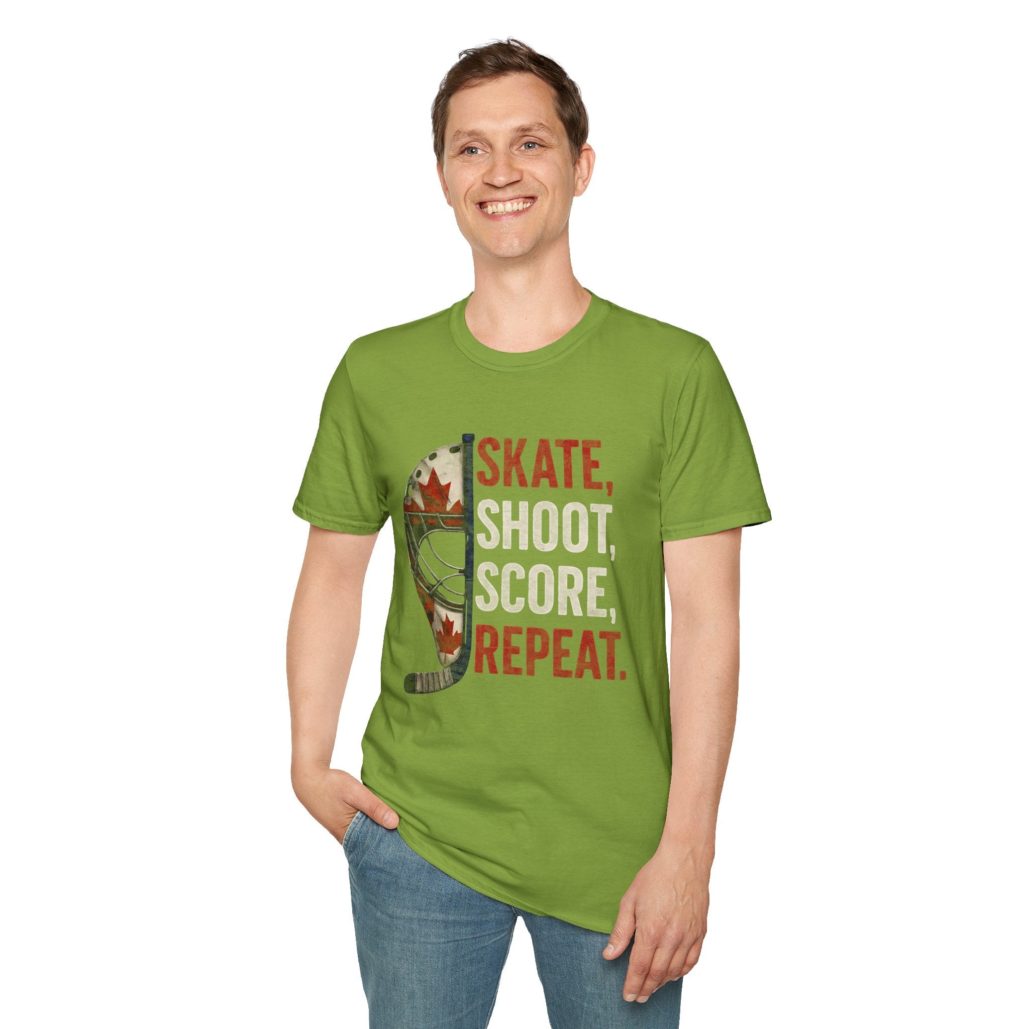 Hockey Skate Shoot Score Hockey Canada T-Shirt