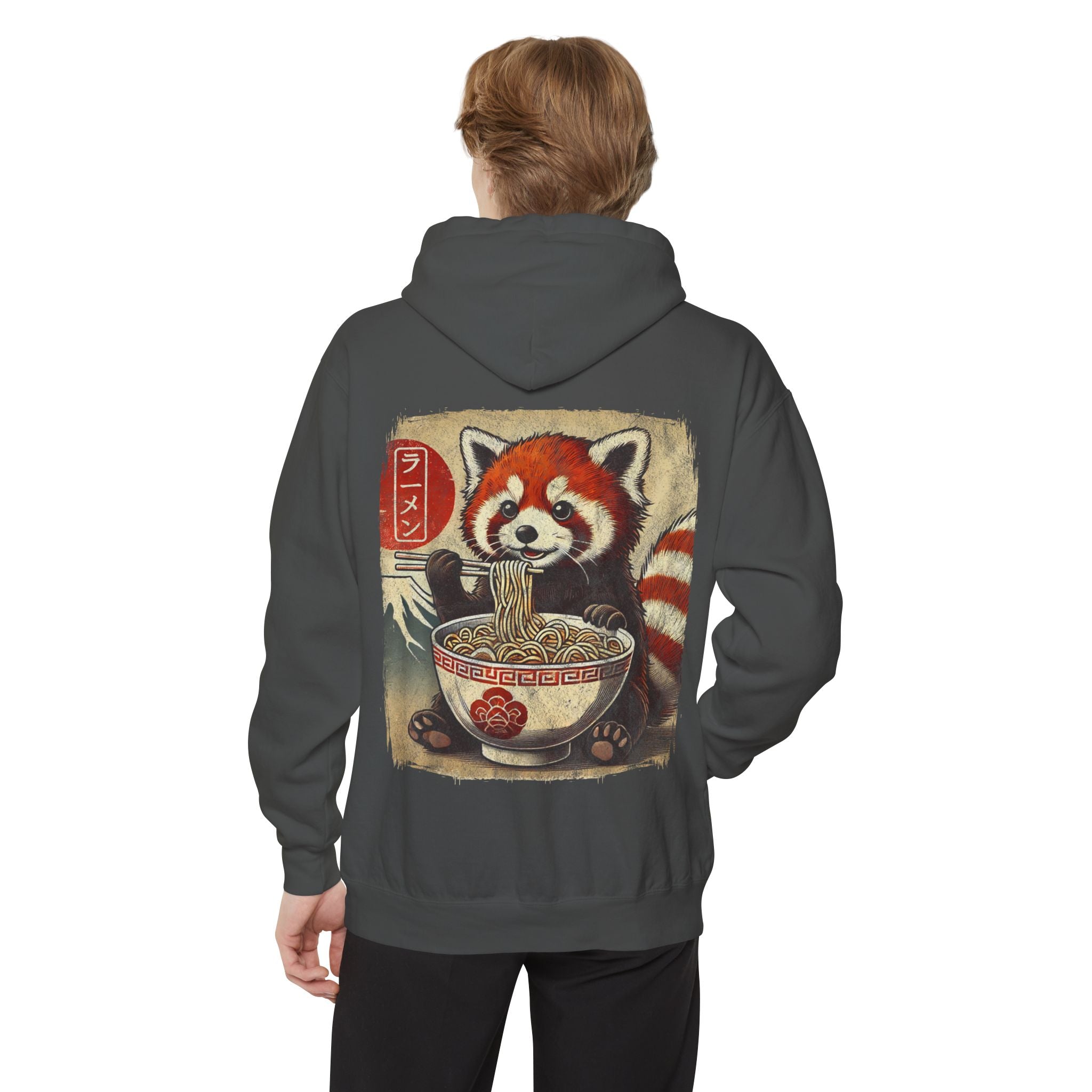 Japanese Anime Red Panda Ramen Hoodie