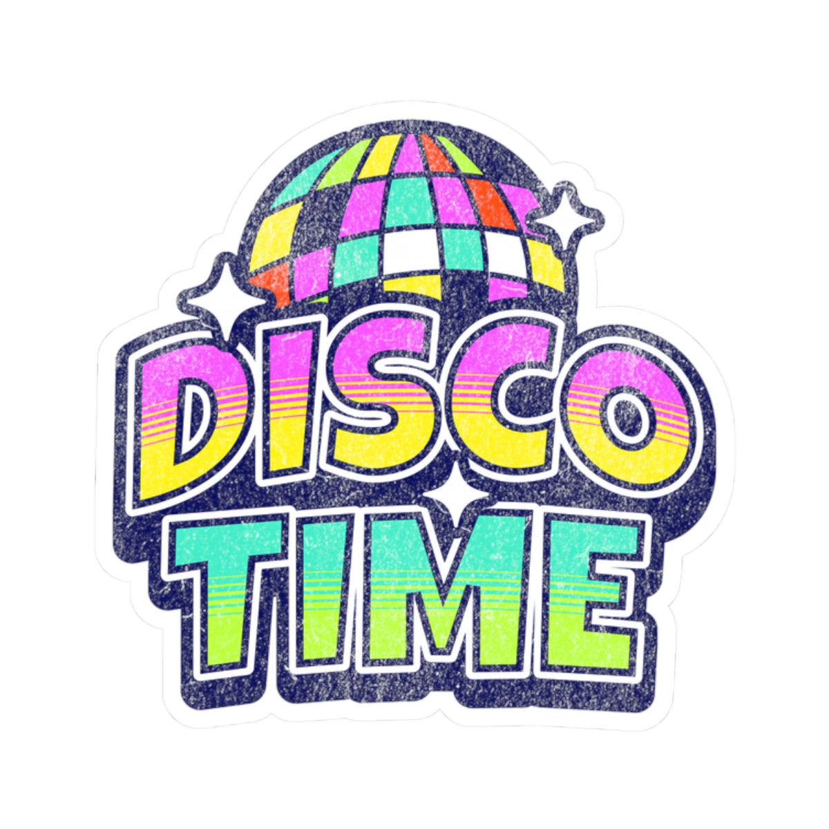Disco Time Kiss-Cut Stickers