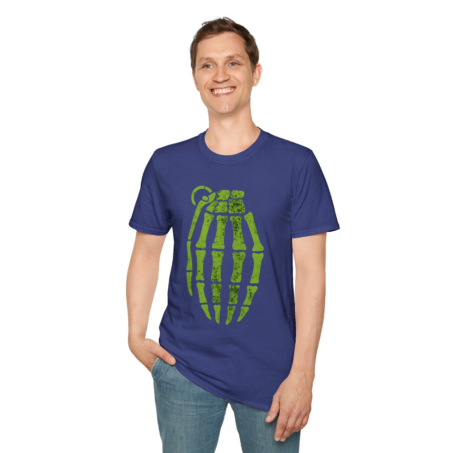 Pop Culture Radioactive Grenade Pinkman Skeleton T-Shirt