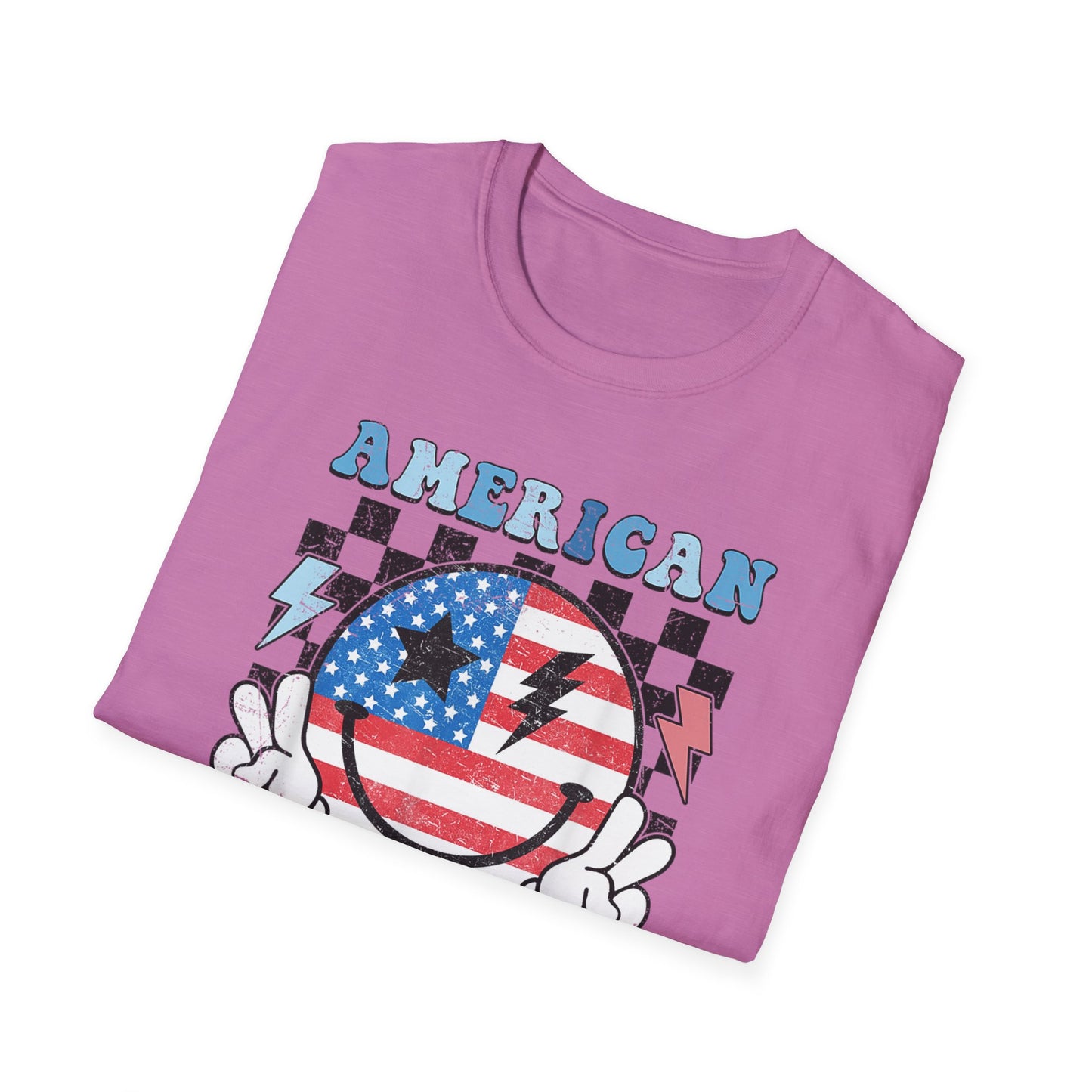 Vintage Peace Sign American Girl T-shirt