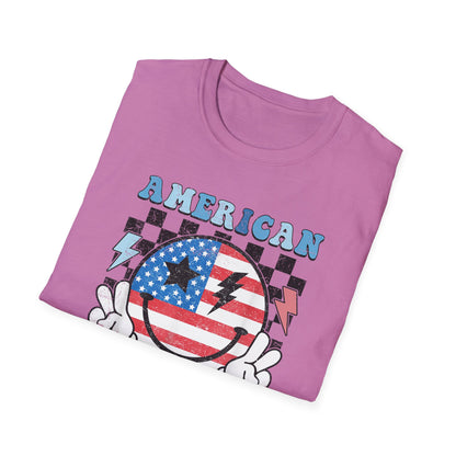 Vintage Peace Sign American Girl T-shirt