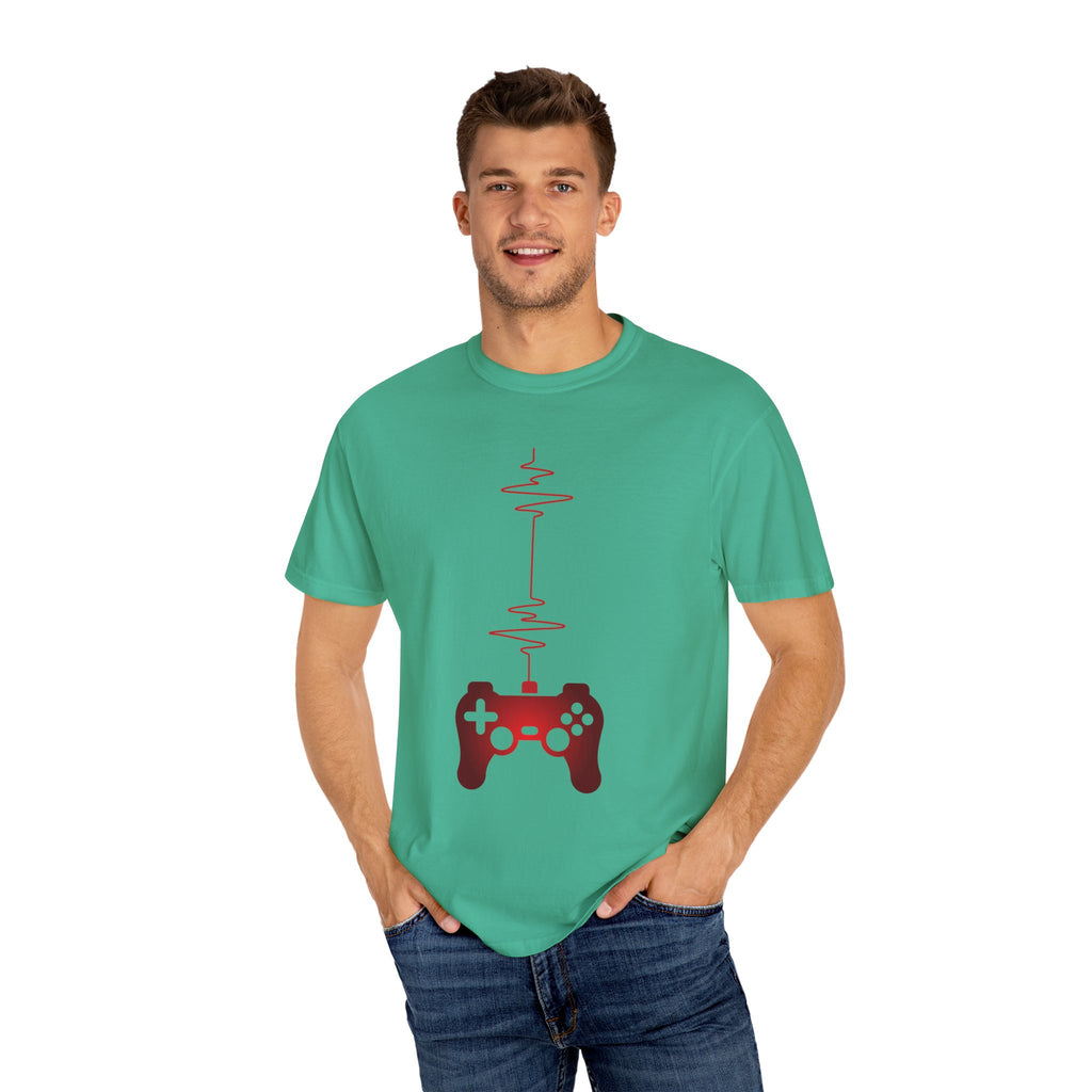 I Love Gaming Heartbeat Gamer T-shirt