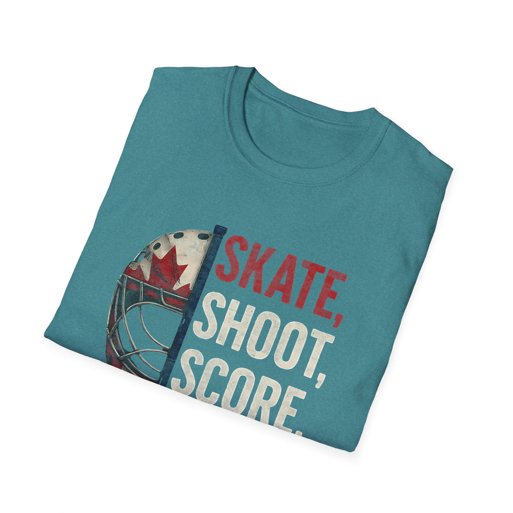 Hockey Skate Shoot Score Hockey Canada T-Shirt