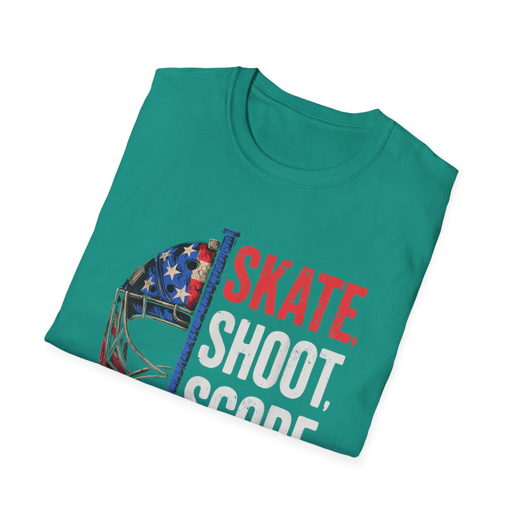 USA Hockey Skate Shoot Score Hockey T-Shirt