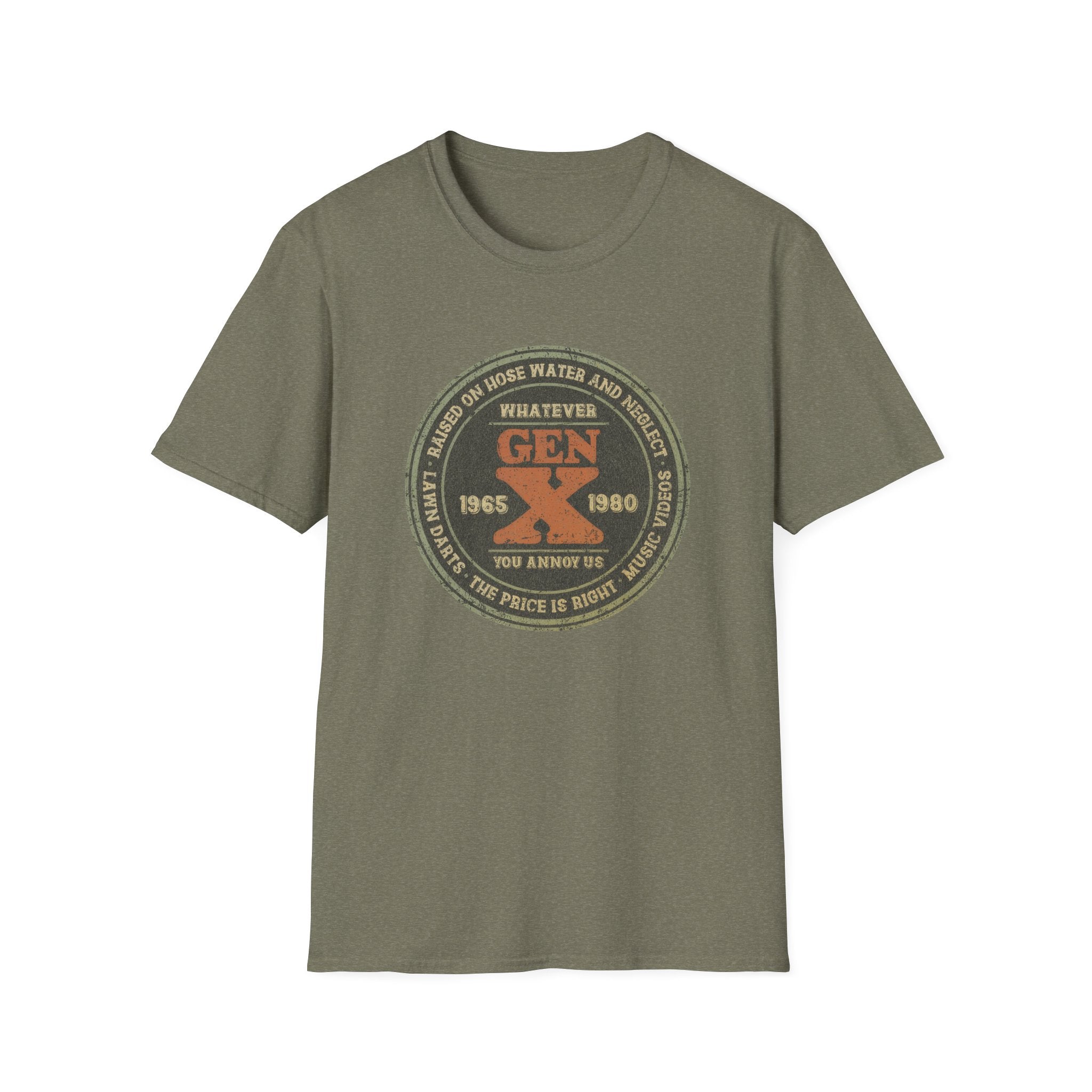 Raised on Hose Water and Neglect Retro 80s Gen X T-shirt