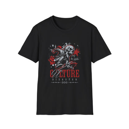 Culture is a Disaster Streetwear Funny Skull T-Shirt