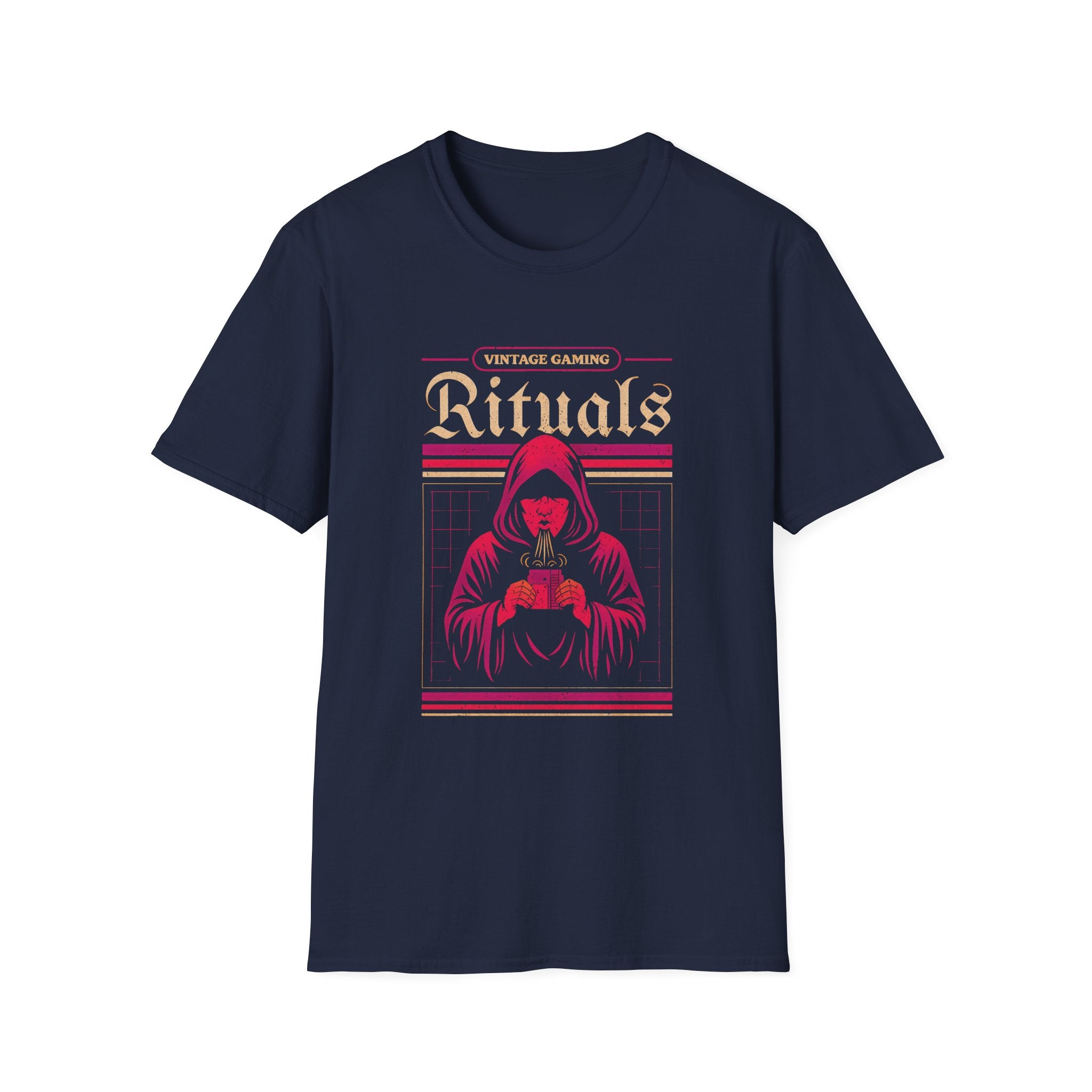Vintage Gaming Rituals Retro Old School Gamer T-Shirt