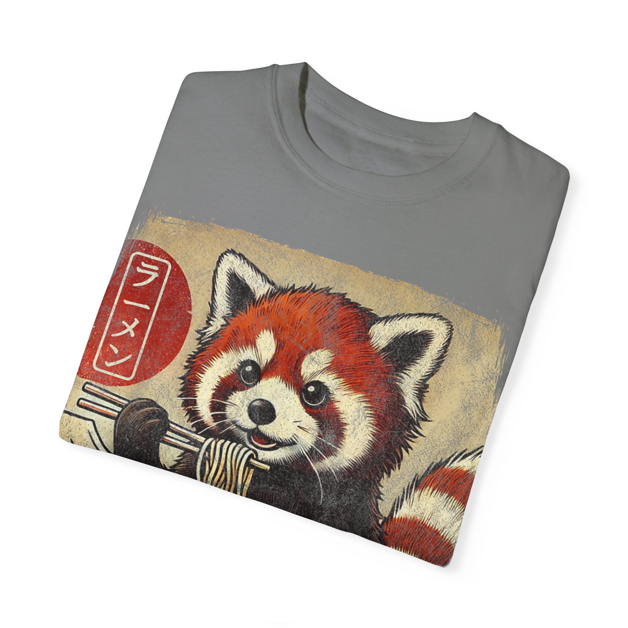 Ramen Time – Japanese Anime Red Panda T-shirt