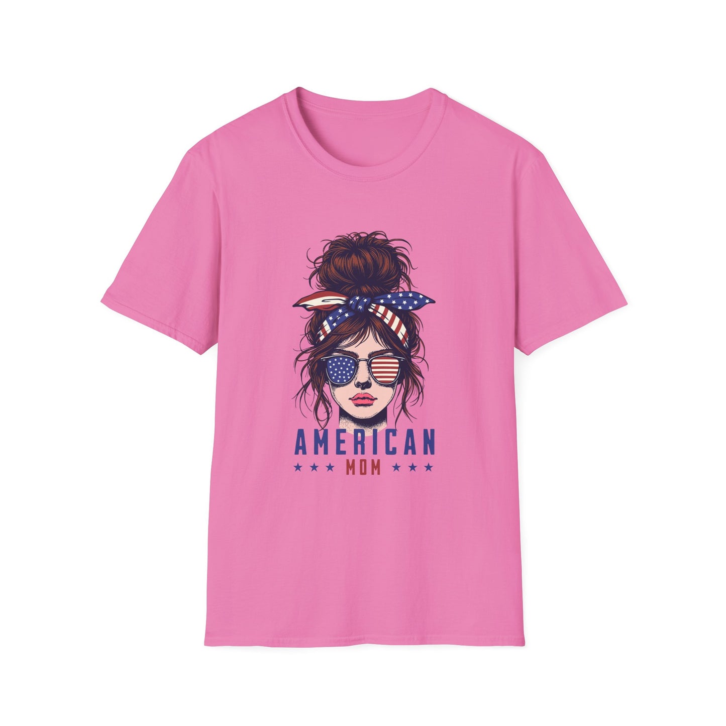 4th of July Gifts for Mothers American Mom T-shirt