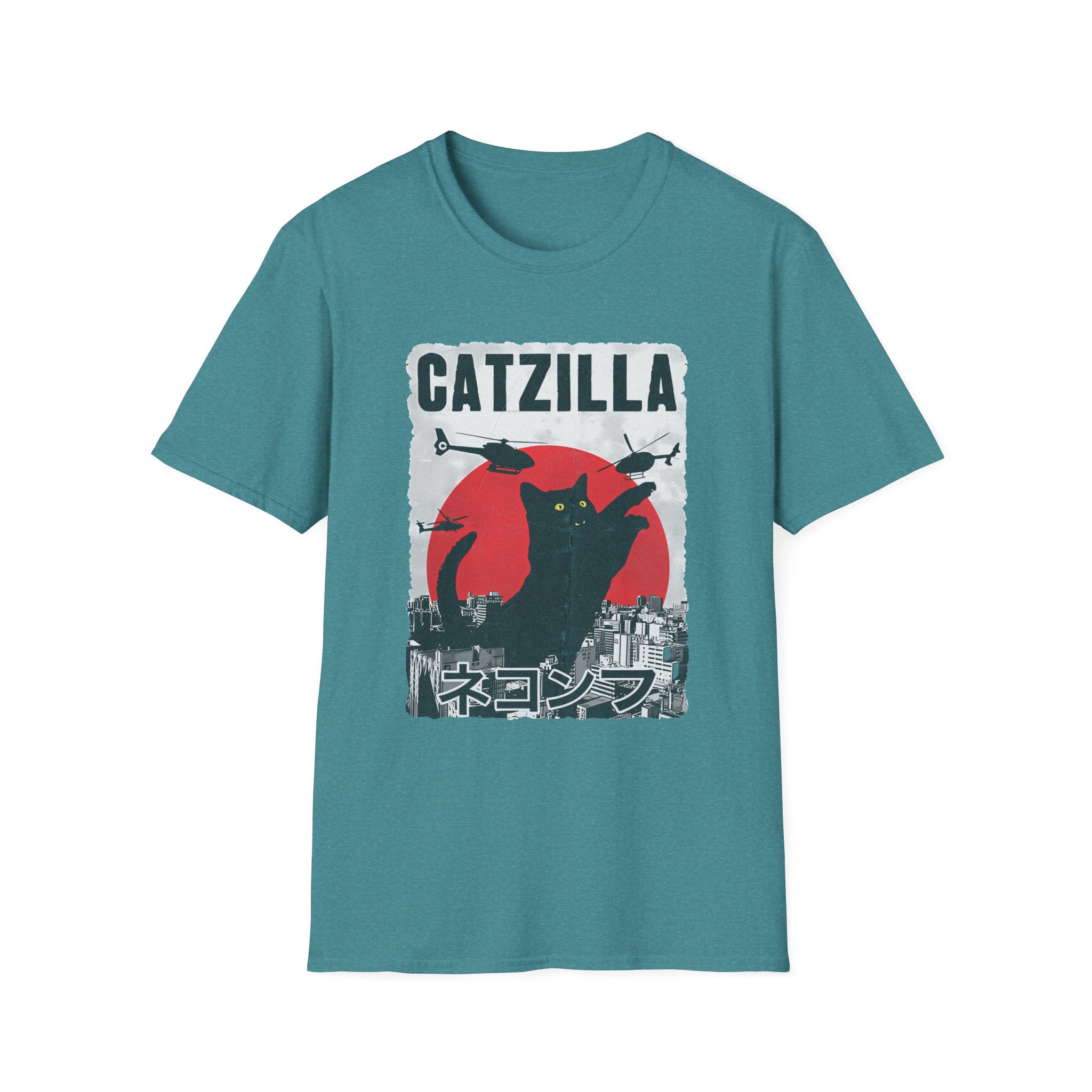 Catzilla Pop Culture Godzilla T-Shirt