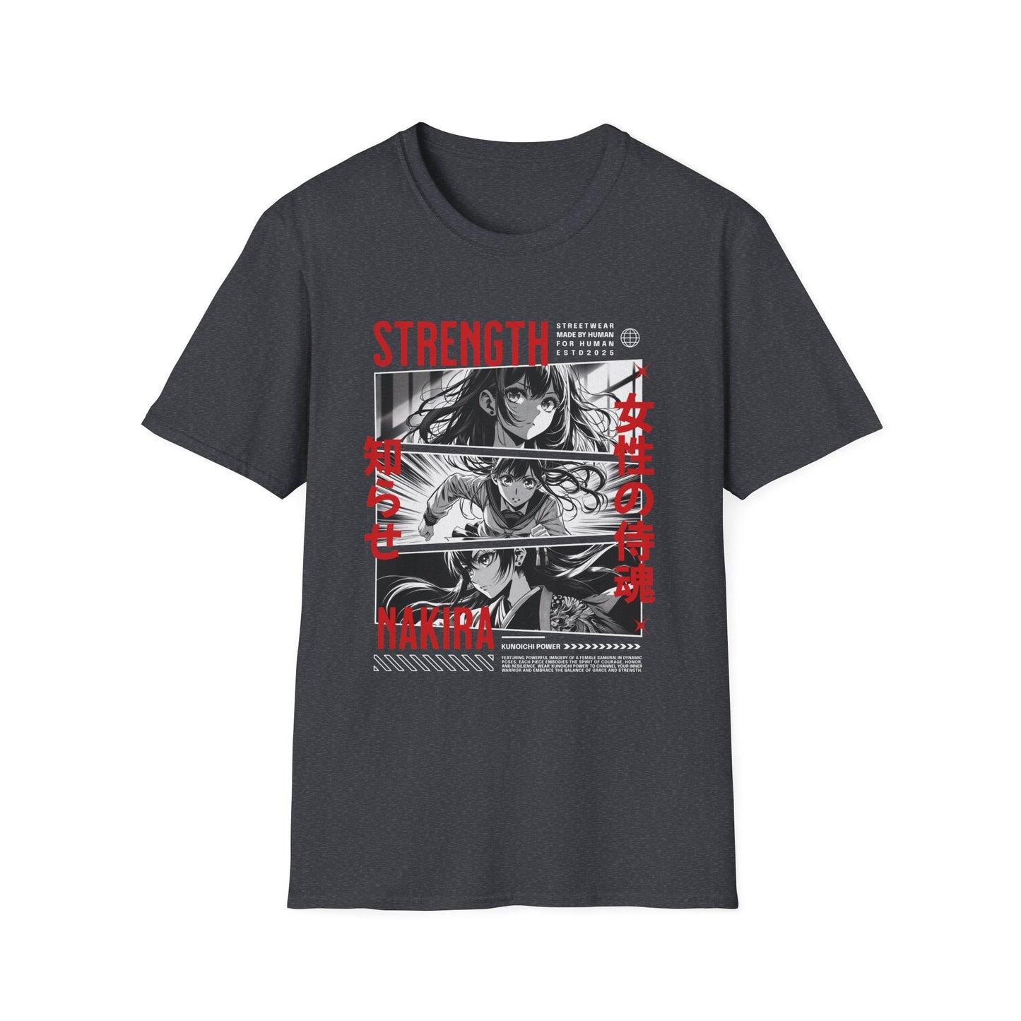 Nakira Strength Anime Girl T-Shirt