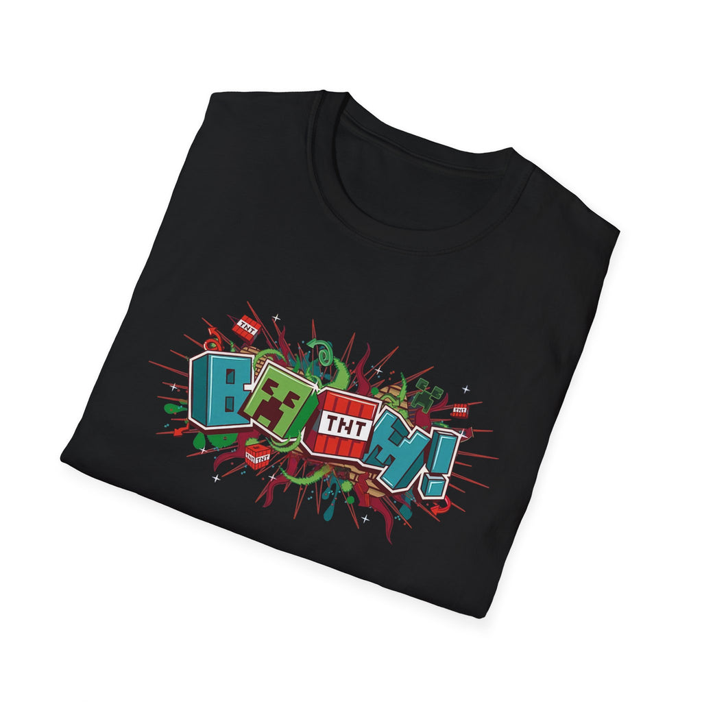 Funny Mining Gamer Pixel Boom Gaming Miner T-Shirt