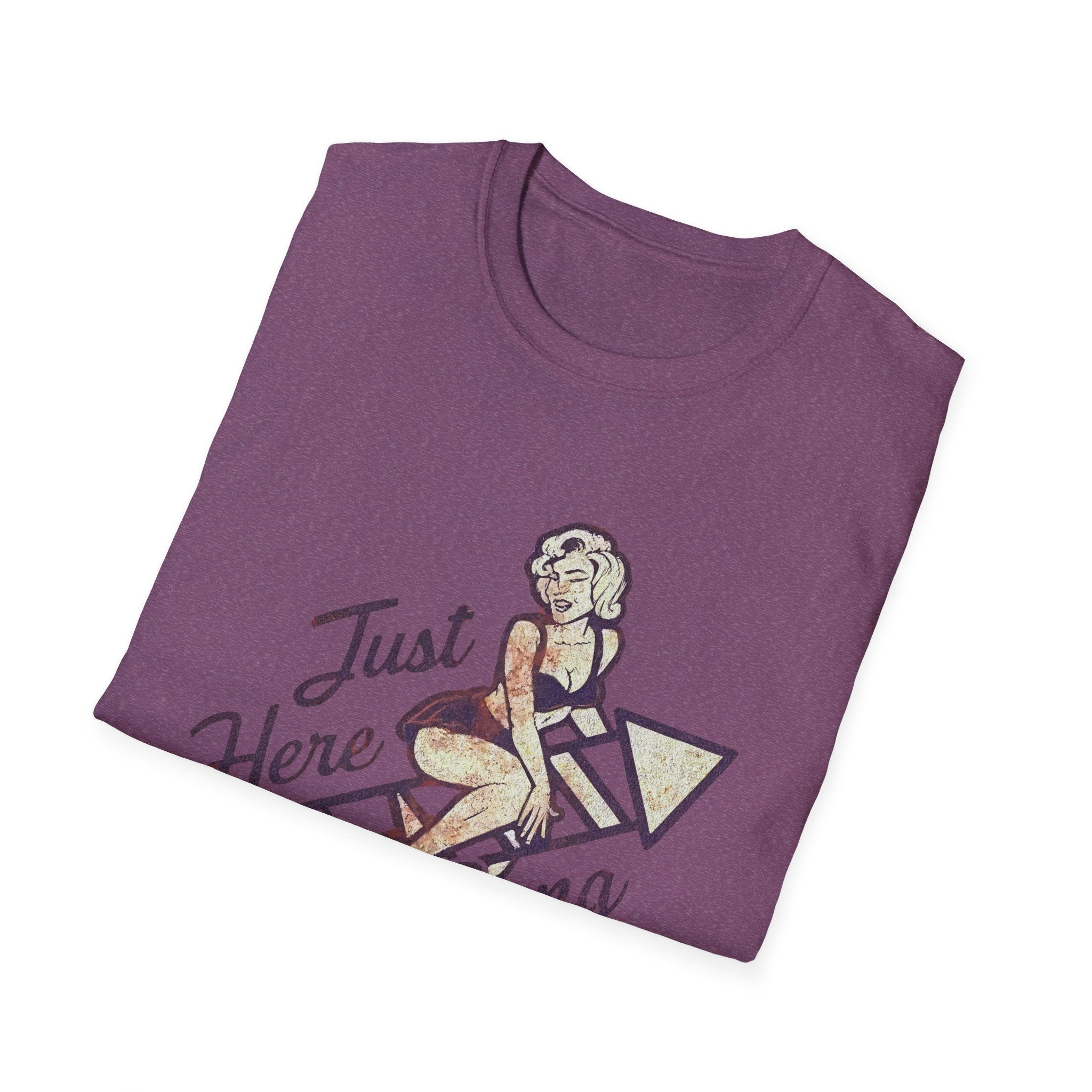 Just Here to Bang Firecrackers 4th of July Adult T-shirt